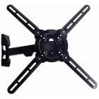 ELCART DISTRIBUTION ERT122301500 SUPPORTO MURALE TV 2 SNODI NERO