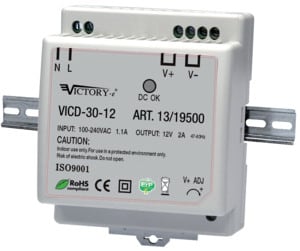 ELCART DISTRIBUTION ERT131950200 ALIM. SWITCH. DIN 30W 24V 1 OUT
