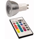 ELCART DISTRIBUTION - ERT190833500 LAMP.LED GU10 RGB CON TELECOMANDO