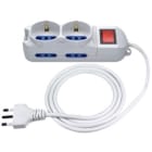 ELCART DISTRIBUTION ERT280171500 PRESA MUL.6 POSTI C/CAVO E INTERR