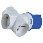 ELCART DISTRIBUTION ERT280324000 ADATTATORE SPINA CEE/3 PR.SCHUKO