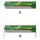 ELCART DISTRIBUTION - ERT300029100 NI-MH 4/3A 1,2V 3800MA C.TERM