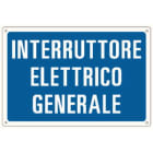 ELCART DISTRIBUTION ERT352062000 CARTELLO INTERRUTT.ELETTR.GENER.
