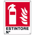 ELCART DISTRIBUTION ERT352066000 CARTELLO ESTINTORE
