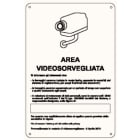 ELCART DISTRIBUTION ERT352071500 CARTELLO AREA VIDEOSORVEGLIATA