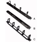ELCART DISTRIBUTION - ERT404844000 PANNELLO PASSACAVI 1U NERO