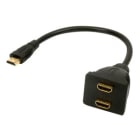 ELCART DISTRIBUTION ERT421241000 ADATTATORE SPINA HDMI-2PRESE HDMI