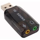 ELCART DISTRIBUTION ERT429604000 ADATTATORE USB-2JACK MIC+CUFFIE