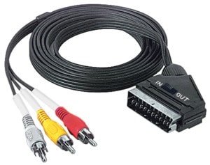 ELCART DISTRIBUTION ERT450727900 CAV.1,5M 1 SCART 3 SP.RCA CON INT