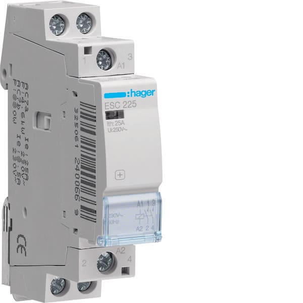 HAGER HAGESC225 InstallationsSchutze 25A 2S 230V