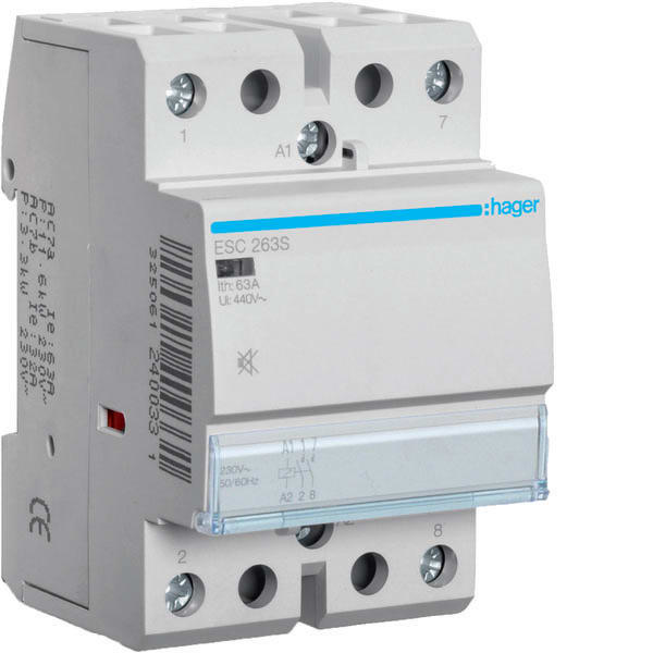 HAGER HAGESC263S Installationsschutz brumm 63A 2S 230V
