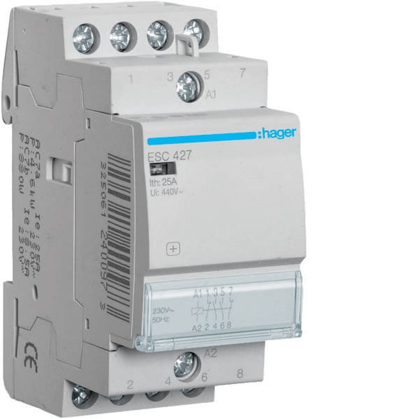 HAGER HAGESC427 Installationsschutz 25A 2S+2O 230V