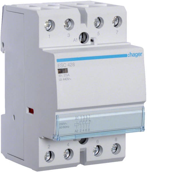 HAGER HAGESC428 Installationsschutz 25A 3S+1O 230V
