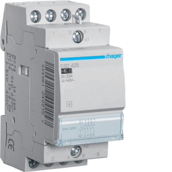 HAGER HAGESD425 Installationsschutz 25A 4S 24V