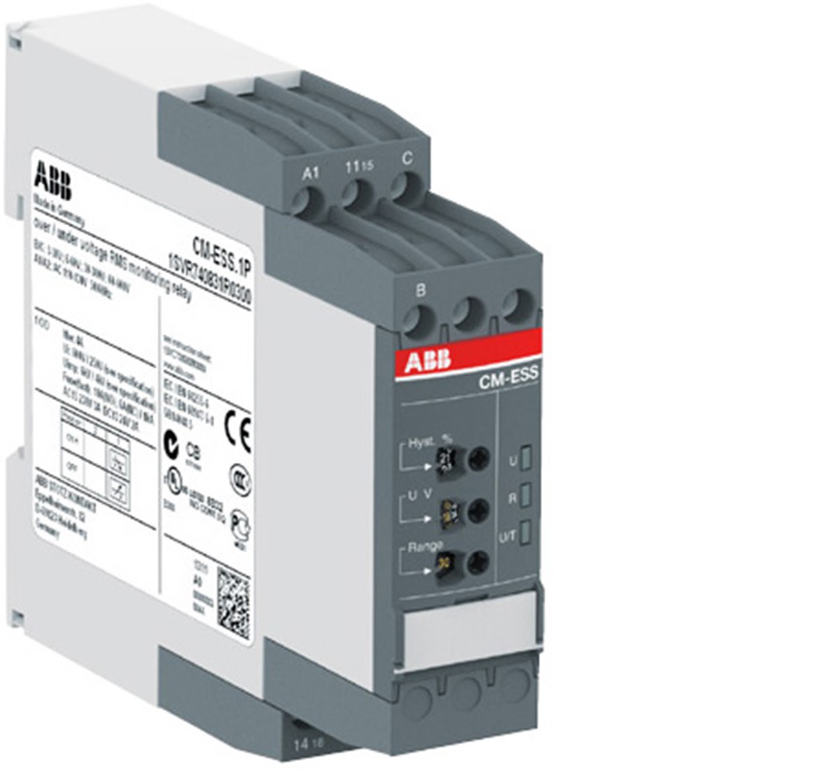 ABB SPA - ABBET 645 0 CM-PBE.01 RELE MANC. FASE+N 230/380-440V