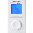 ETHERMA - ETR40595 Funk-Raumthermostat mit Uhr, LCD-Anzeige