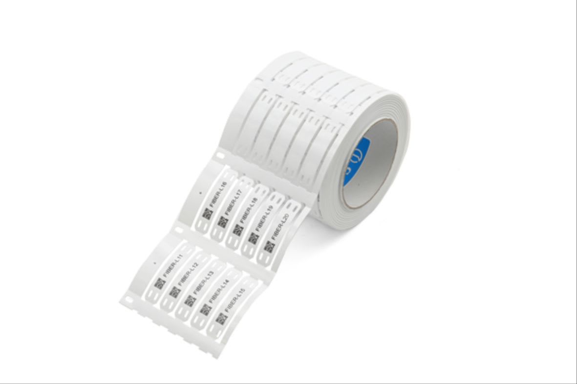 CEMBRE SPA - CEM44162-HF TARGHETTE SEGNACAVO CON FIGGAGGIO A FASCETTA, PREFUSTELLATE, SENZA TUBETTO,IN POLICARBONATO, HALOGEN FREE