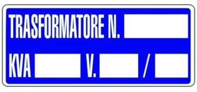 CABUR SRL CBRETFX115 CONF. 5PZ TAR.F. TRASFORMATORE N. KVA.