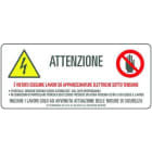 CABUR SRL CBRETPC100 CONF. 30PZ ET.IN PC PREV.INFORT.140X60MM