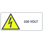 CABUR SRL CBRETVIN125 CONF. 90PZ ET. 230VOLT+SEGN. 70X30MM