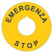 CABUR SRL CBRETVIN161 CONF. 60PZ ET.TONDA X PULS.EMERGENZA D60