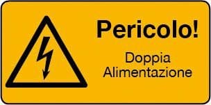 CABUR SRL CBRETVIN165 CONF. 100 PZ PERICOLO!DOPP.ALIMENT.32X65