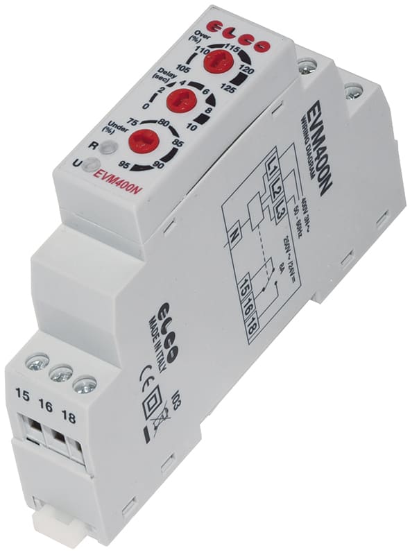 EL.CO. SRL ECL660041 RELE DI MIN./MASS.TENS. MOD. EVM400N