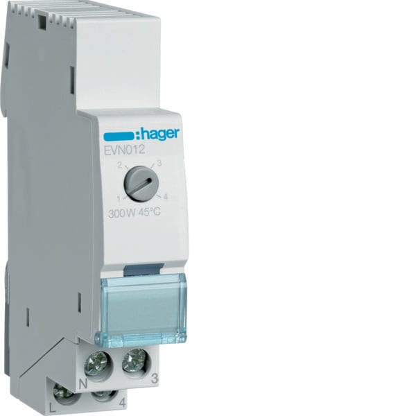 HAGER HAGEVN012 Ferndimmer 300W Universal Komf., LED/ESL