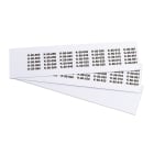 GRAFOPLAST SRL - GRAEVO0730W TARGHETTA PVC BIANCO 30X7MM 770PZ