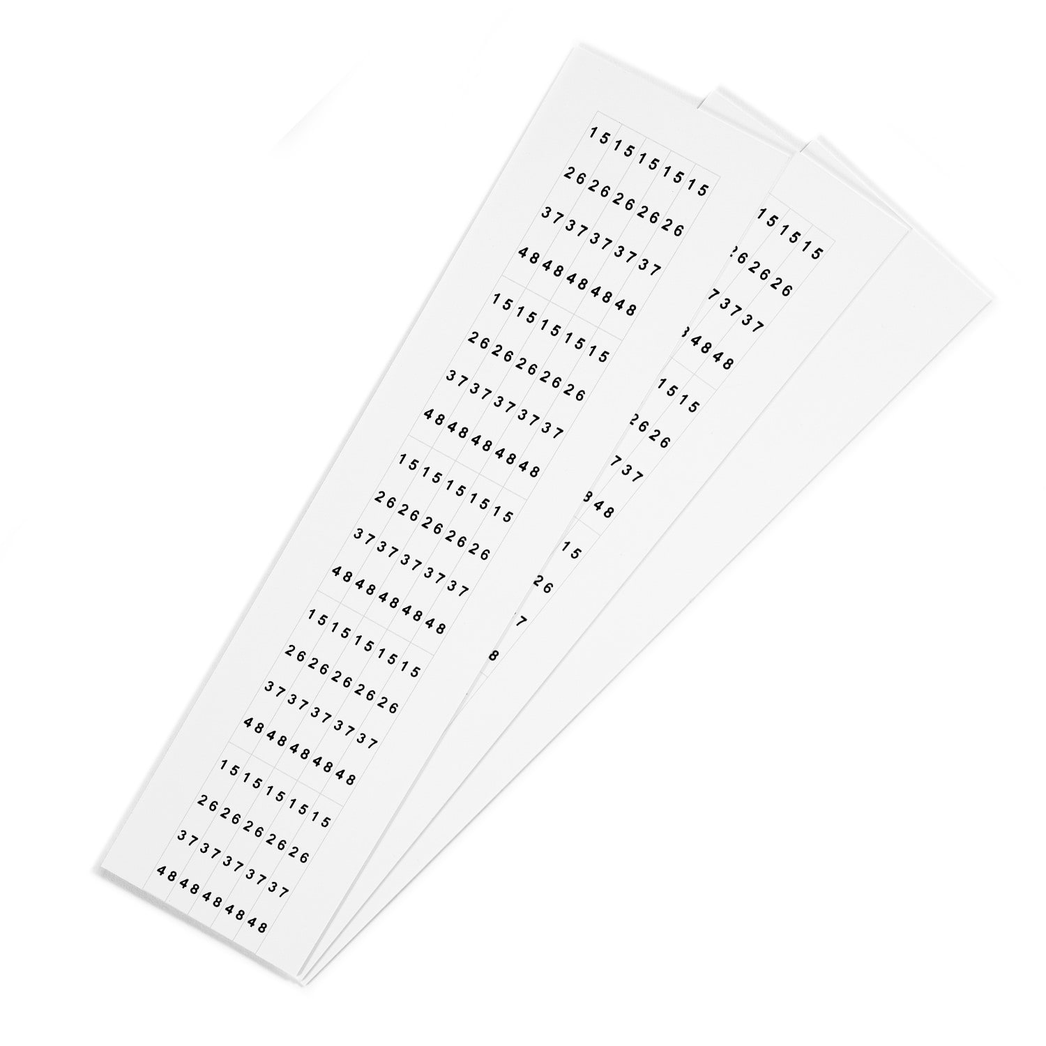 GRAFOPLAST SRL GRAEVO0746W TARGHETTA PVC BIANCO 46X7MM 550PZ