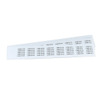GRAFOPLAST SRL GRAEVO0827W TARGHETTA PVC BIANCO 27X8MM 440PZ