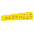 GRAFOPLAST SRL GRAEVO0827Y TARGHETTA PVC GIALLO 27X8MM 440PZ