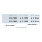 GRAFOPLAST SRL - GRAEVO0967W TARGHETTA PVC BIANCO 67X9 MM 330 PZ