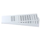 GRAFOPLAST SRL GRAEVO1015W TARGHETTA PVC BIANCO 15X10MM 1080PZ