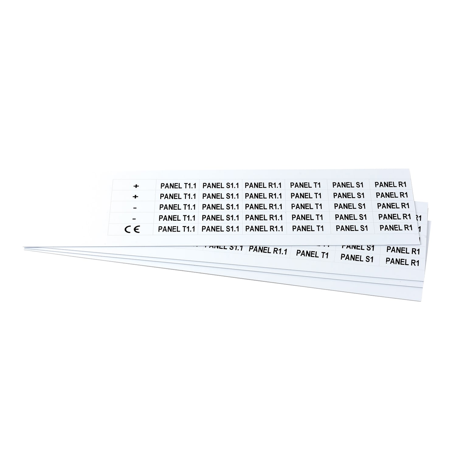 GRAFOPLAST SRL GRAEVO1027W TARGHETTA PVC BIANCO 27X10MM 630PZ