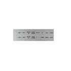 GRAFOPLAST SRL GRAEVO2727M TARGHETTA PVC METAL 27X27MM 288PZ