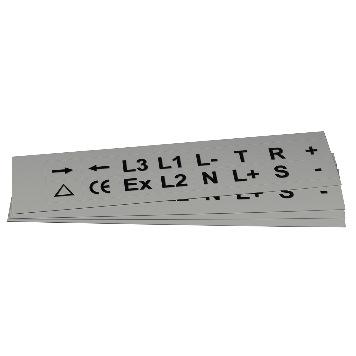 GRAFOPLAST SRL - GRAEVO42727M TARGHETTA PVC ADES METAL 27X27MM 288PZ