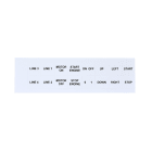 GRAFOPLAST SRL GRAEVO2727W TARGHETTA PVC BIANCO 27X27MM 288PZ