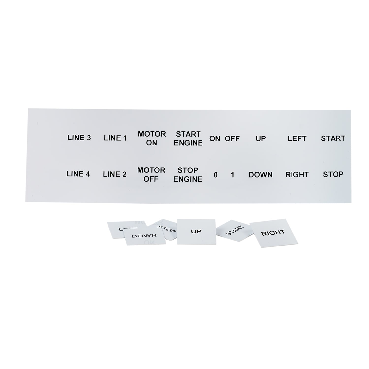GRAFOPLAST SRL GRAEVO42727W TARGHETTA PVC ADES BIANCO 27X27MM 288PZ