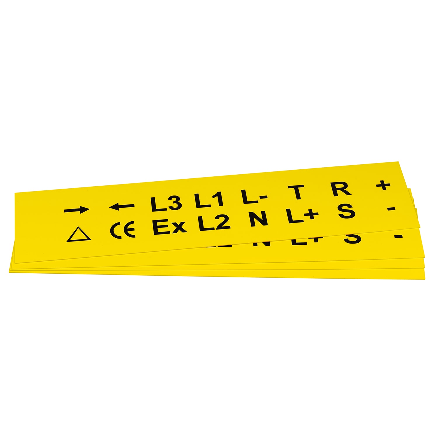 GRAFOPLAST SRL GRAEVO42727Y TARGHETTA PVC ADES GIALLO 27X27MM 288PZ