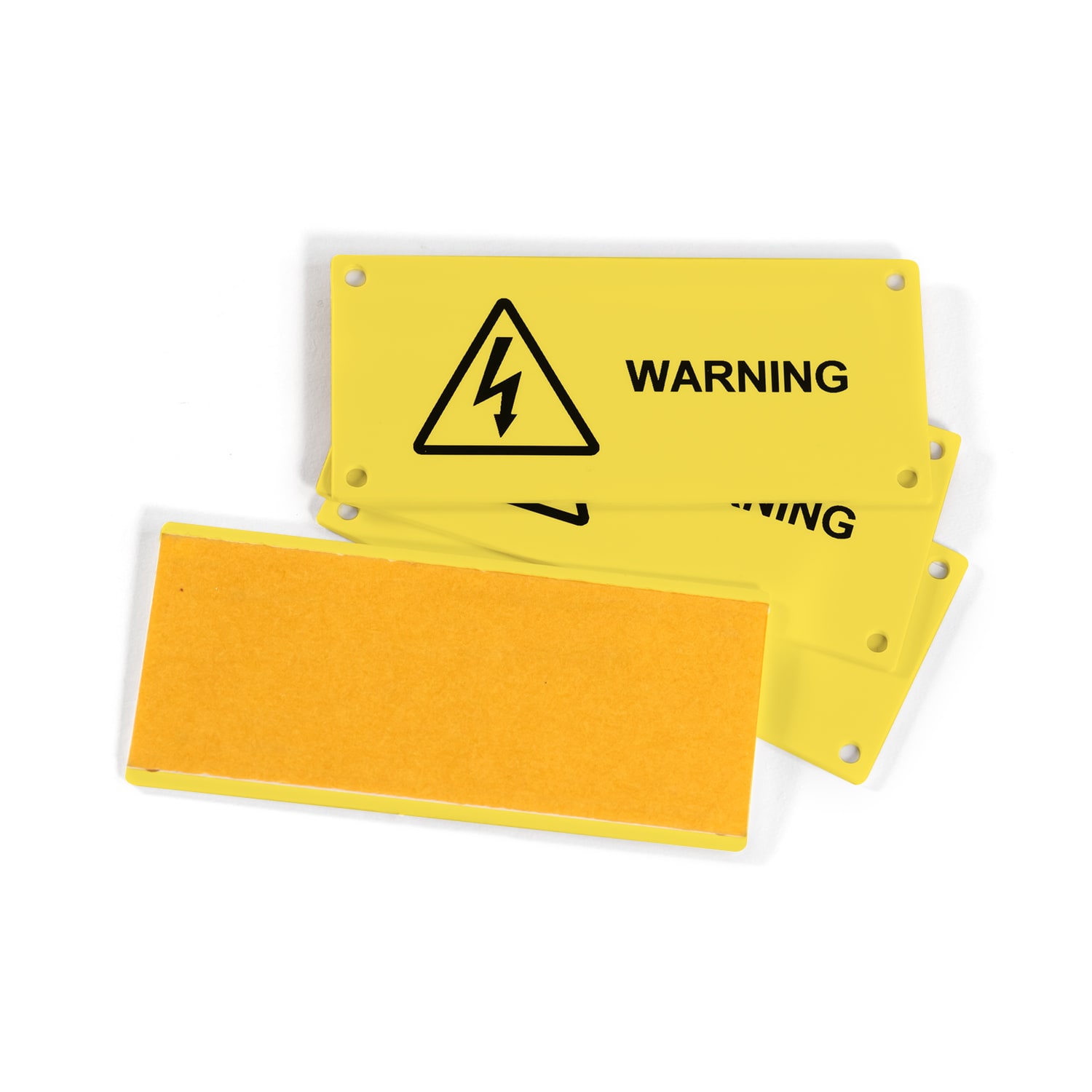 GRAFOPLAST SRL GRAEVO401YX TARGA FORATA GIALLO 90X40 MM 15 PZ