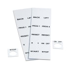 GRAFOPLAST SRL - GRAEVO4404W T. PULSANTI ADESIVO BIAN 40X30 D=22,5 44