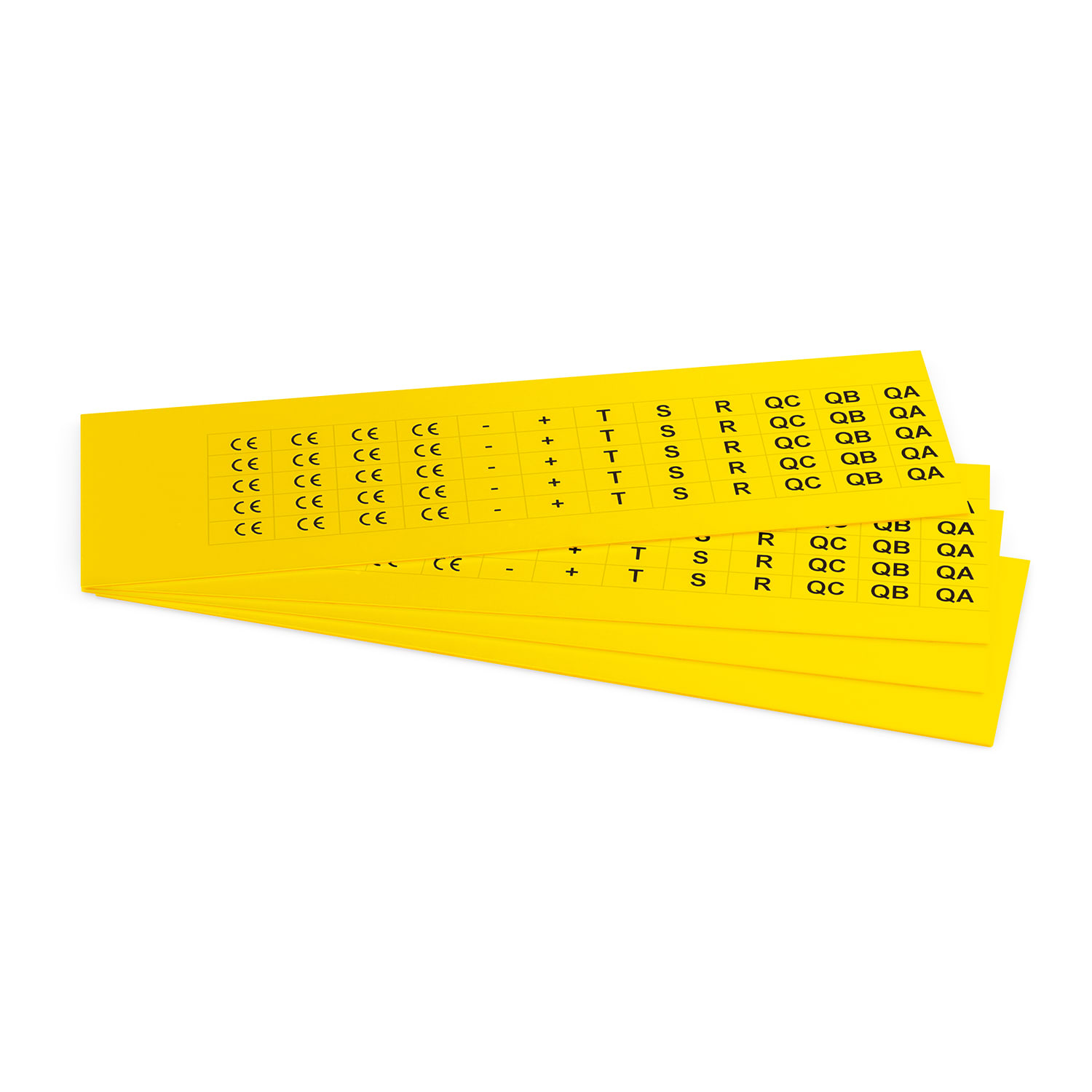 GRAFOPLAST SRL GRAEVO40917Y TARGHETTA PVC ADES GIALLO 17X9MM 1080PZ