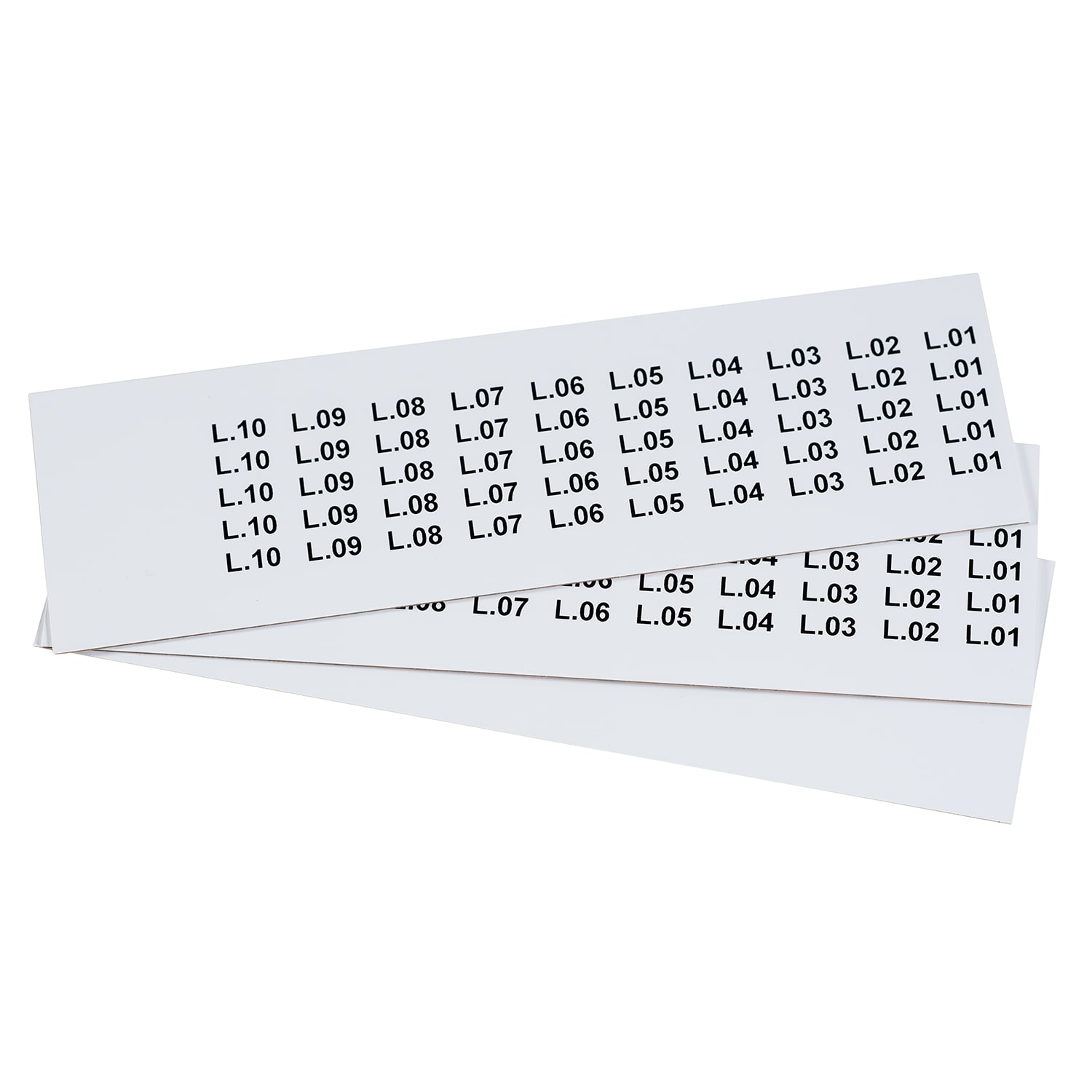 GRAFOPLAST SRL - GRAEVO40920W TARGHETTA PVC ADES BIANCO 20X9MM 900PZ