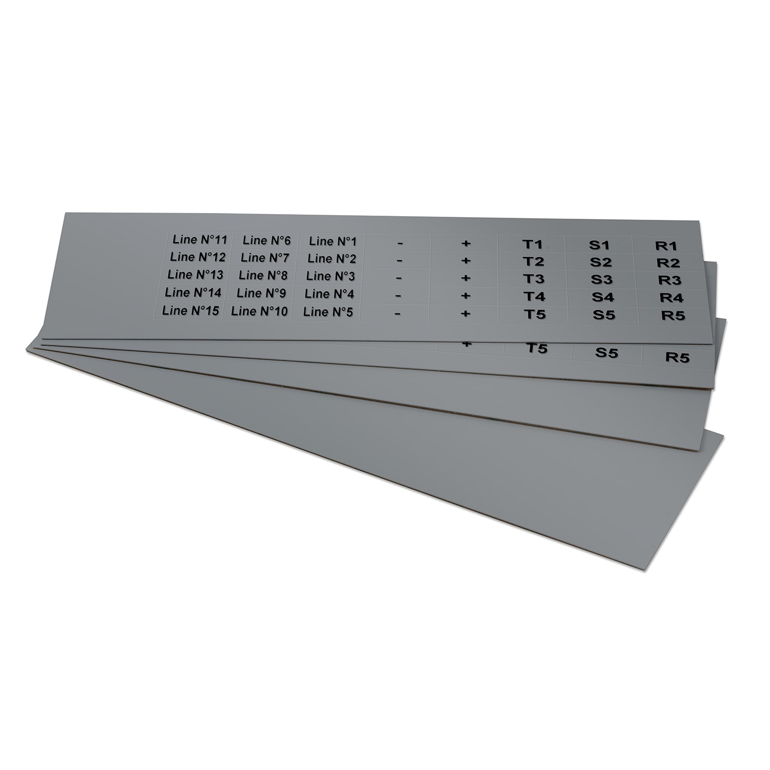 GRAFOPLAST SRL GRAEVO41025M TARGHETTA PVC ADES METAL 25X10MM 720PZ