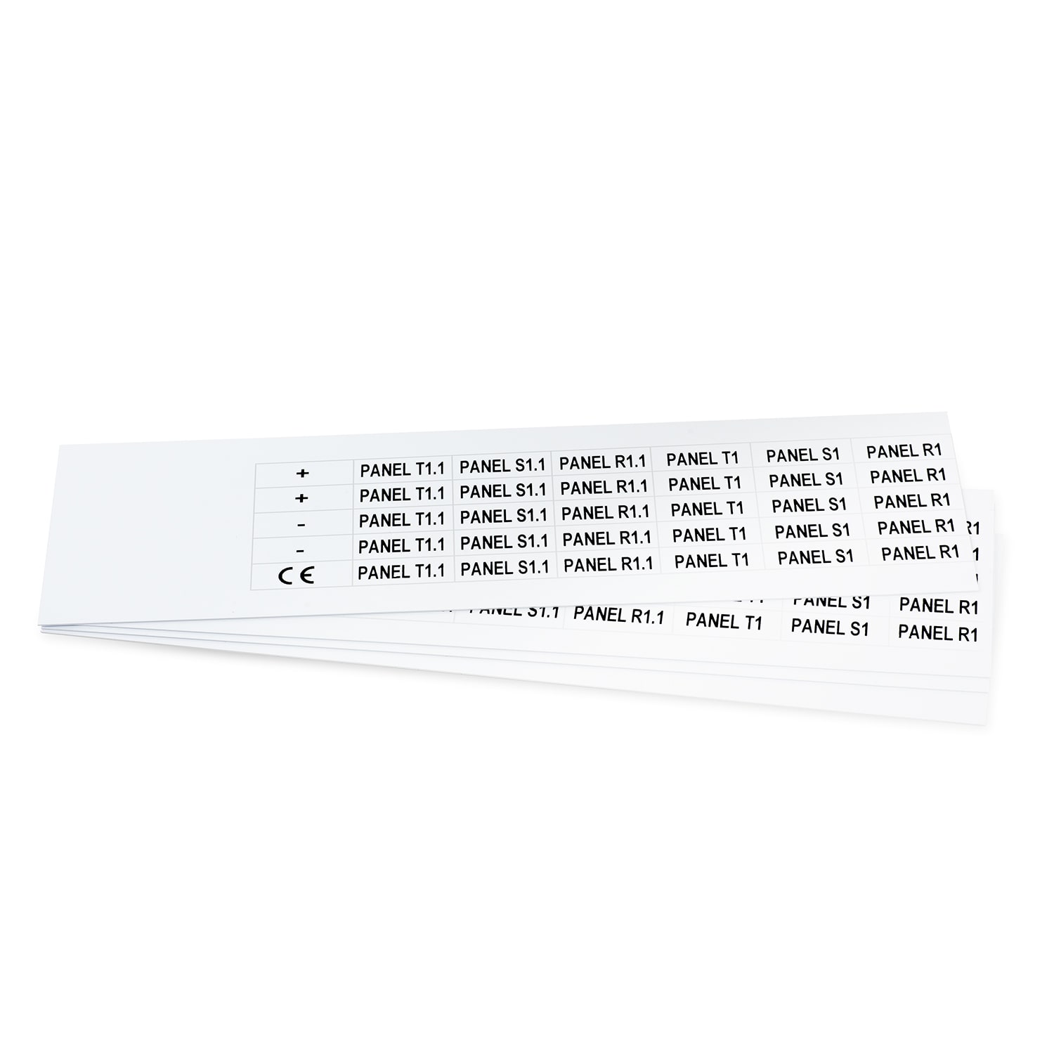 GRAFOPLAST SRL - GRAEVO41027W TARGHETTA PVC ADES BIANCO 27X10MM 630PZ