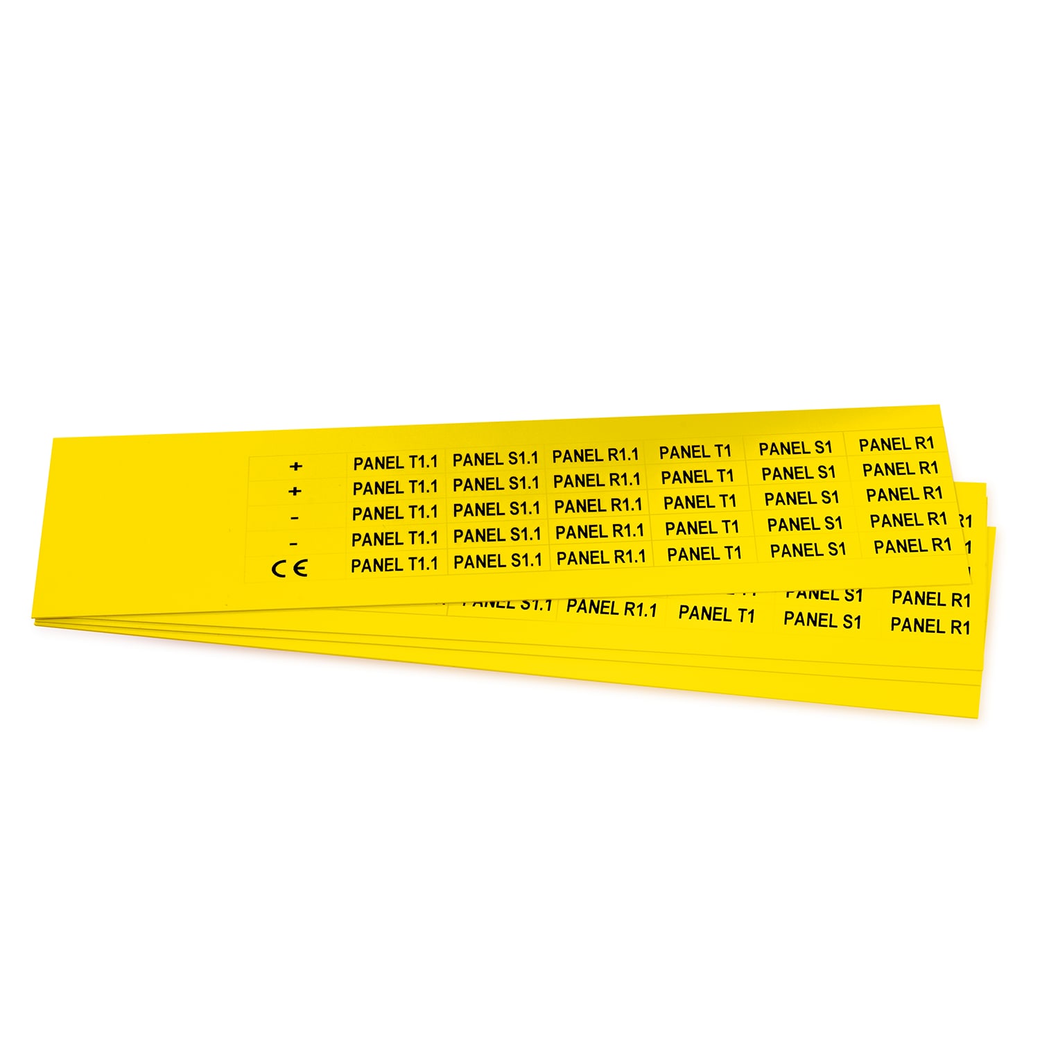 GRAFOPLAST SRL GRAEVO41027Y TARGHETTA PVC ADES GIALLO 27X10MM 630PZ