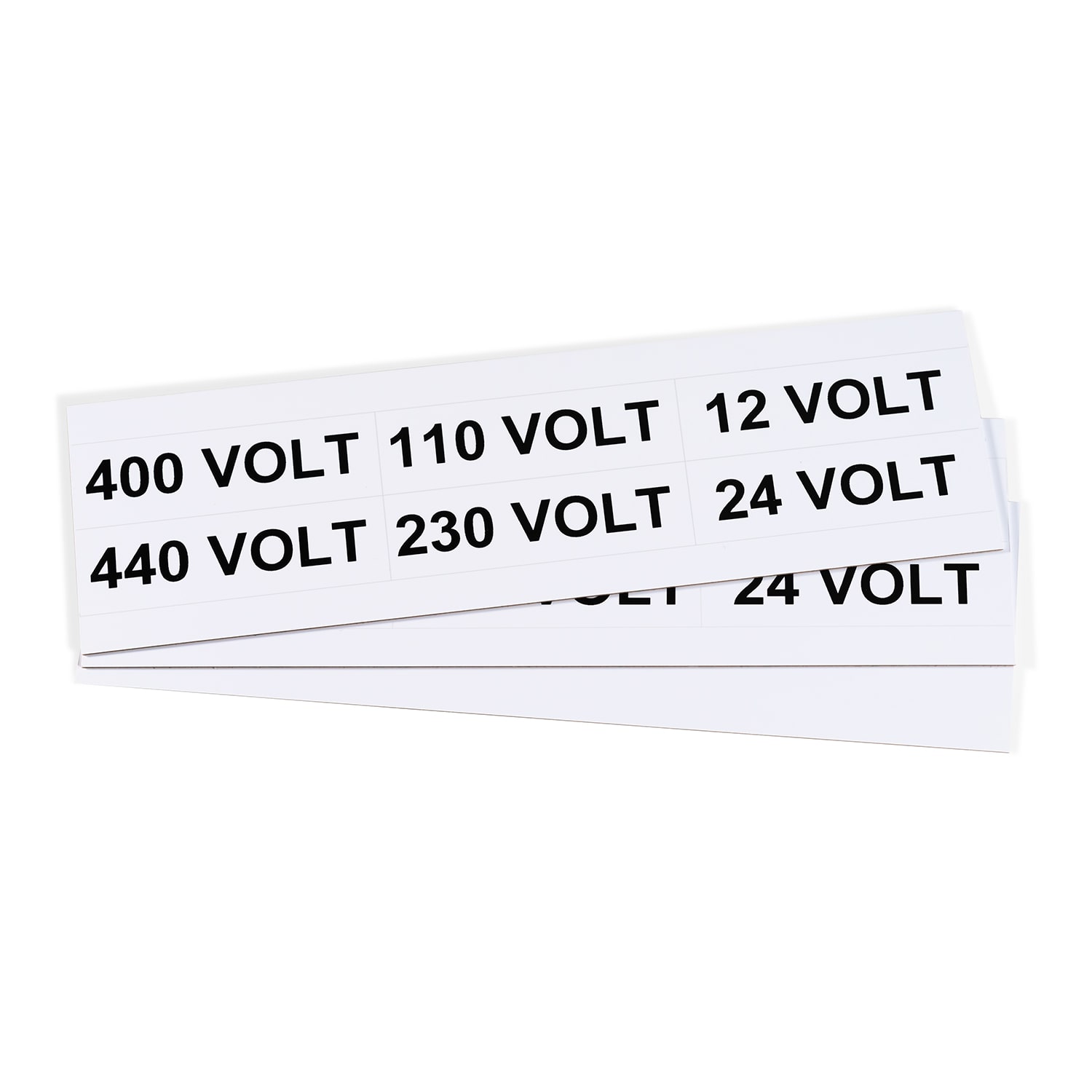 GRAFOPLAST SRL GRAEVO42580W TARGHETTA PVC ADES BIANCO 80X25MM 108PZ