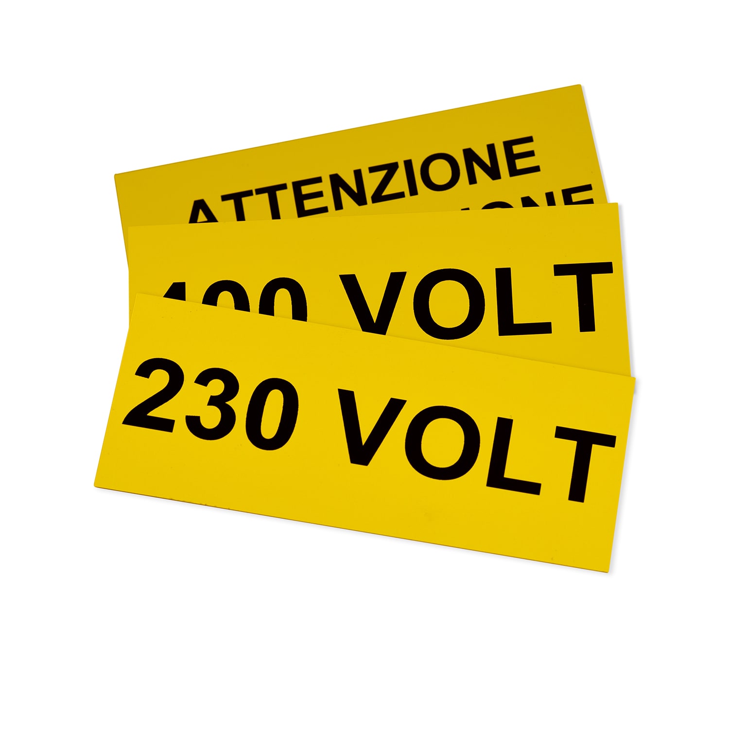 GRAFOPLAST SRL GRAEVO460145Y TARGA QUADRO PVC ADES GIALLO 145X60MM 15