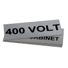GRAFOPLAST SRL GRAEVO460150M TARGA QUADRO PVC ADES METAL 150X60MM 15P
